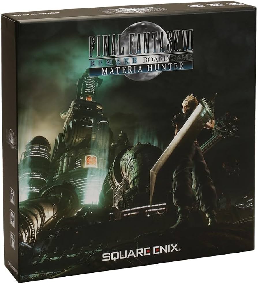 Final Fantasy VII Remake Materia Hunter Board Game
